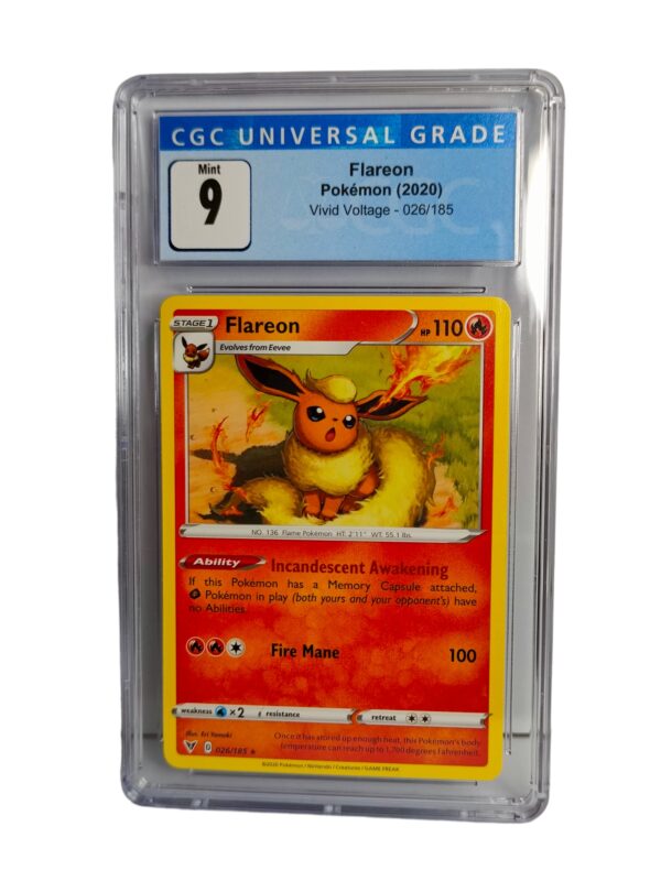 Pokemon: Flareon - Vivid Voltage, 2020 (Graded CGC 9)