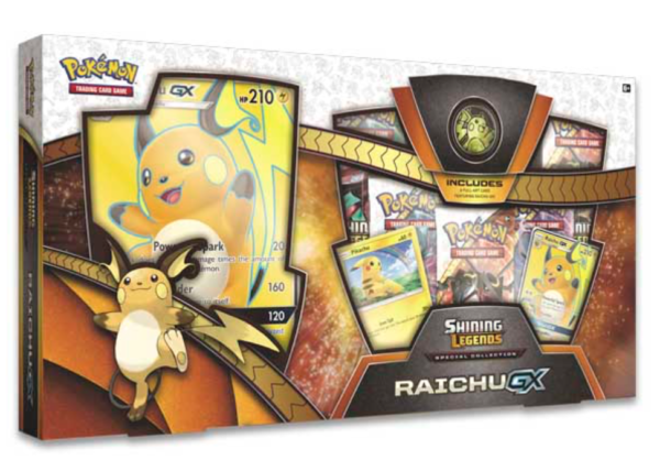 Pokemon Shining Legends Special Collection Raichu GX