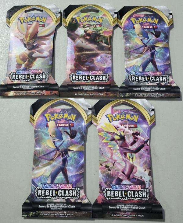 Pokemon Rebel Clash Sleeved Booster Pack (Assorted)