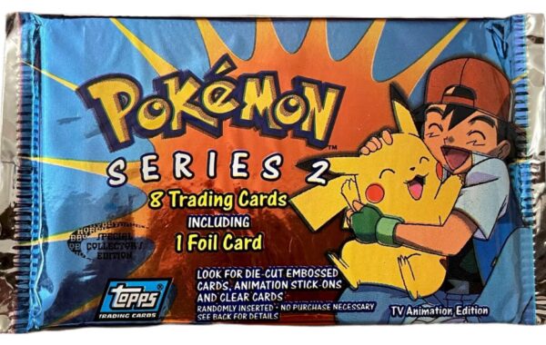 Pokemon Series 2 Topps Booster Pack