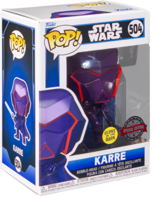 Star Wars Visions - Karre Glow In The Dark (504) Pop Vinyl Figure