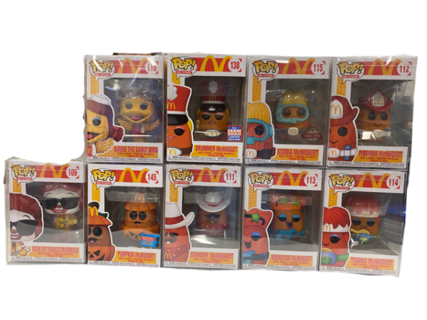 McDonalds 9 Piece Pop Vinyl Set