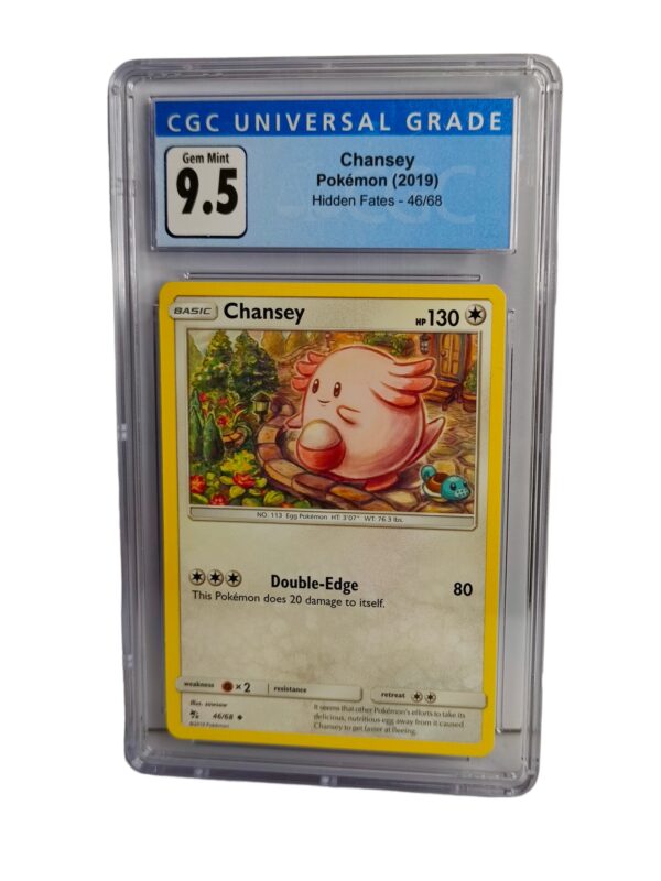 Pokemon: Chansey - Hidden Fates, 2019 (Graded CGC 9.5)