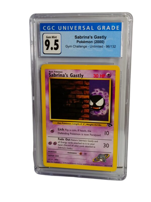 Pokemon: Sabrina's Gastly - Gym Challenge Unlimited, 2000 (Graded CGC 9.5)