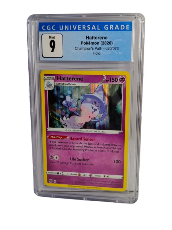 Pokemon: Hatterene - Champions Path Holo, 2020 (Graded CGC 9)