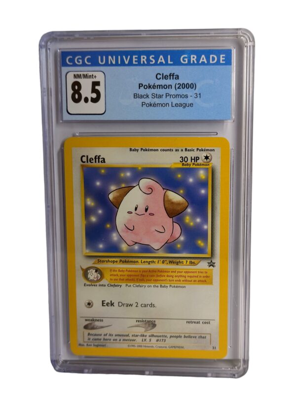 Pokemon: Cleffa - Black Star Promo, 2000 (Graded CGC 8.5)