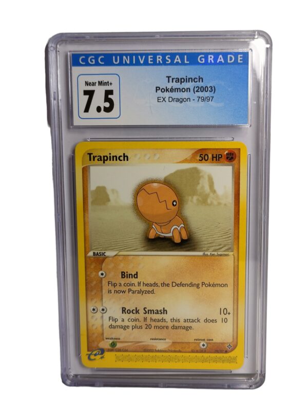 Pokemon: Trapinch - EX Dragon, 2003 (Graded CGC 7.5)