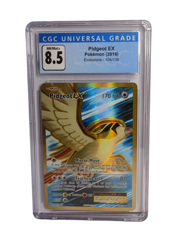 Pokemon: Pidgeot EX - Evolutions, 2016 (Graded CGC 8.5)