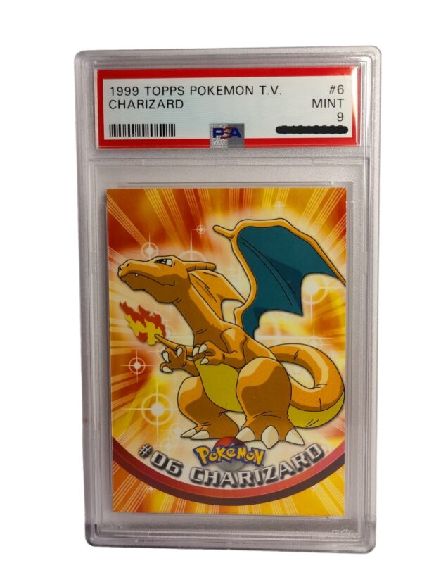 Pokemon: Charizard - Topps Pokemon TV, 1999 (Graded PSA 9)