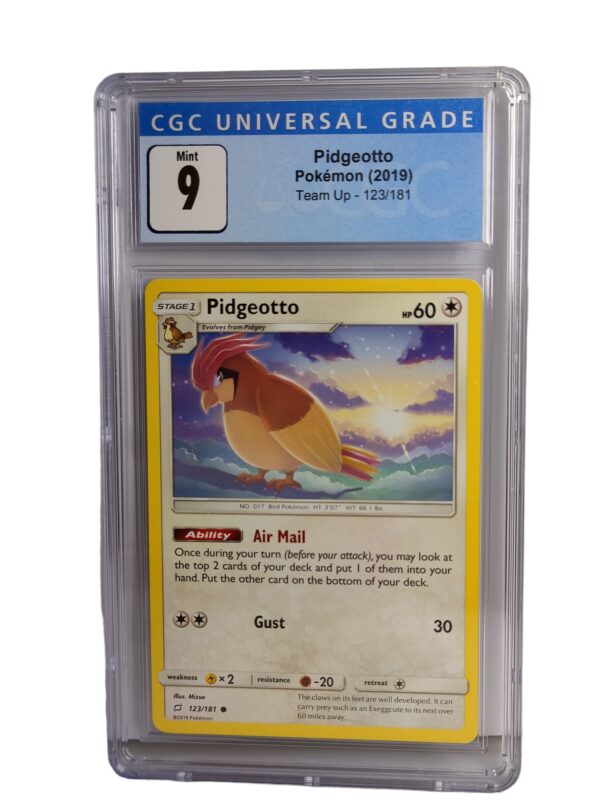 Pokemon: Pidgeotto - Team Up, 2019 (Graded CGC 9)