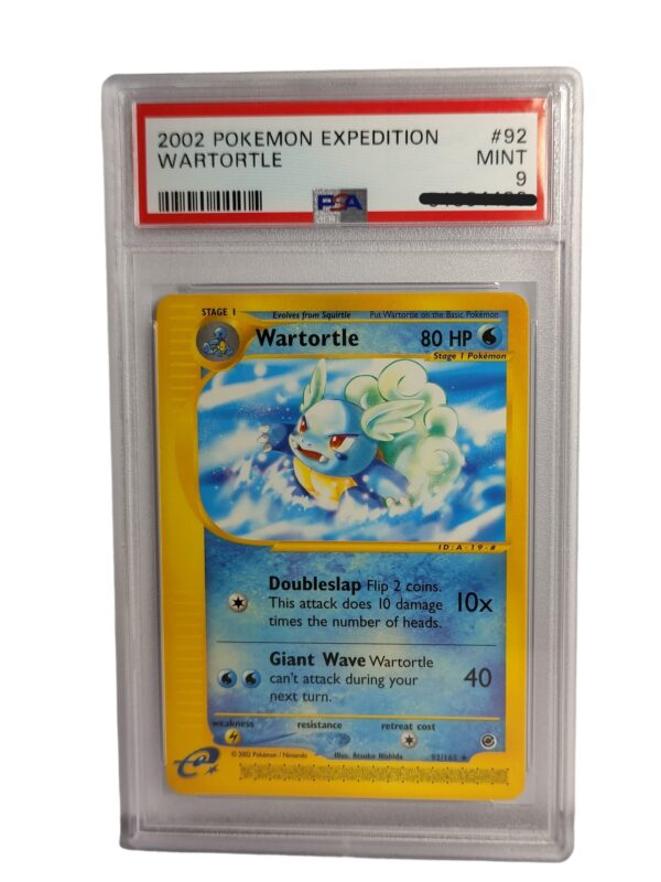 Pokemon: Wartortle - Expedition, 2002 (Graded PSA 9)