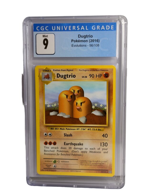 Pokemon: Dugtrio - Evolutions, 2016 (Graded CGC 9)