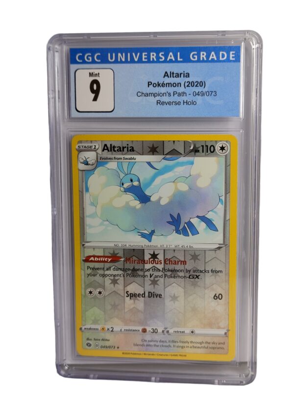 Pokemon: Altaria - Champions Path Reverse Holo, 2020 (Graded CGC 9)