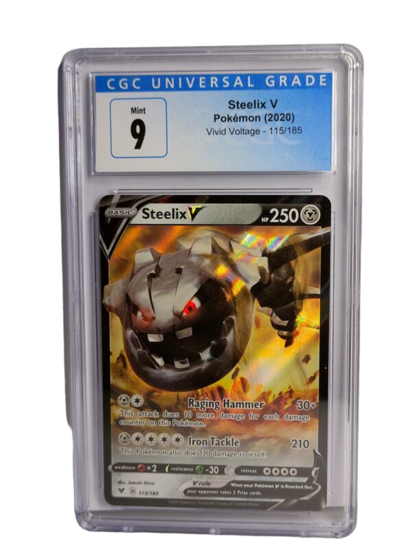 Pokemon: Steelix V - Vivid Voltage, 2020 (Graded CGC 9)