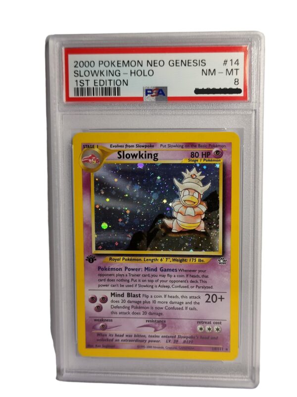 Pokemon: Slowking - Neo Genesis 1st Edition Holo, 2000 (Graded PSA 8)