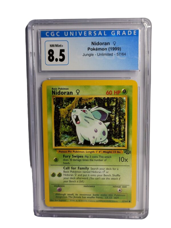 Pokemon: Nidoran - Jungle Unlimited, 1999 (Graded CGC 8.5)