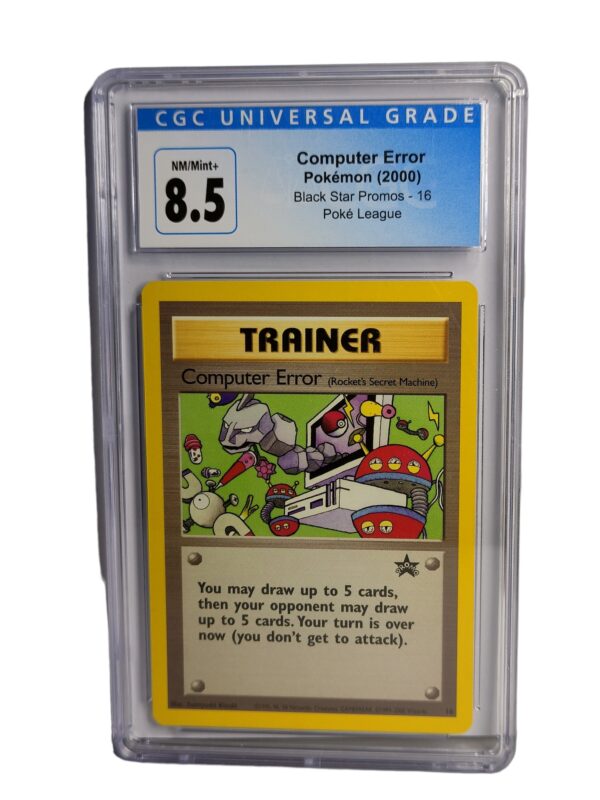 Pokemon: Computer Error - Black Star Promos Poke League, 2000 (Graded CGC 8.5)