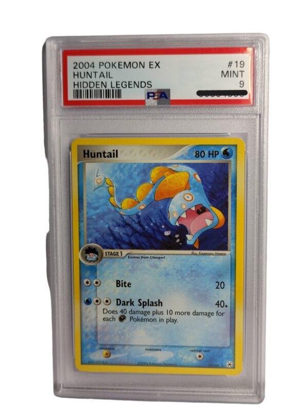 Pokemon: Huntail - Hidden Legends, 2004 (Graded PSA 9)