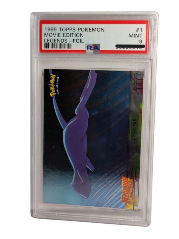 Pokemon: Mewtwo - Topps Movie Edition Legends Foil, 1999 (Graded PSA 9)