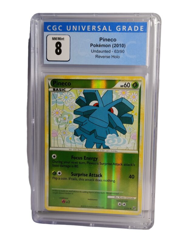 Pokemon: Pineco - Undaunted Reverse Holo, 2010 (Graded CGC 8)