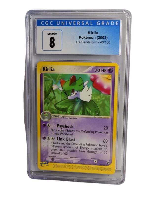 Pokemon: Kirlia - EX Sandstorm, 2003 (Graded CGC 8)