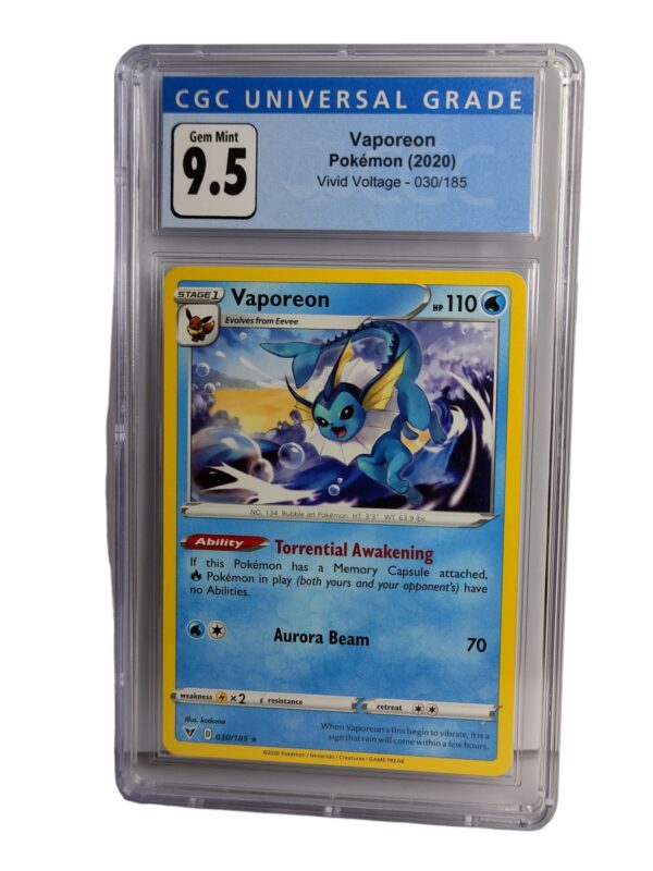 Pokemon: Vaporeon - Vivid Voltage, 2020 (Graded CGC 9.5)