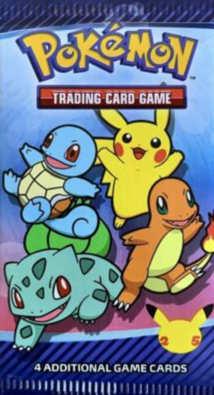 Pokemon McDonalds 25th Anniversary Promo Booster Pack