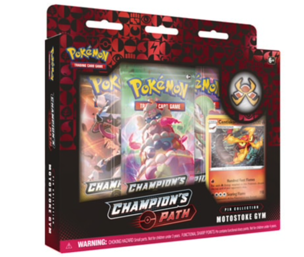 Pokemon Champions Path Motostoke Gym Pin Set