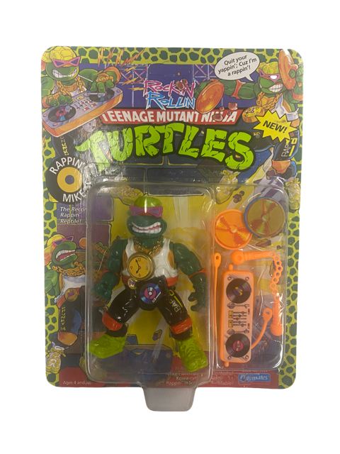 1991 TMNT Rappin' Mike Action Figure