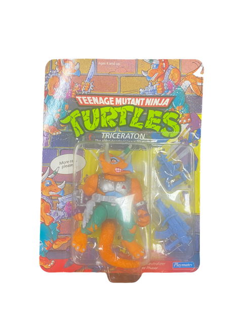 1990 TMNT Triceraton Action Figure