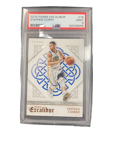 2015 Panini Excalibur Stephen Curry #76 PSA Mint 9