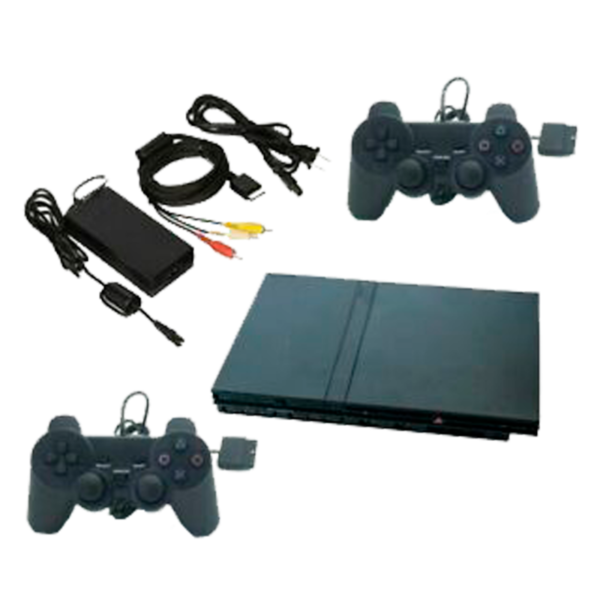 Playstation 2 Console Thin Bundle - 1 Controller and 1 Mystery Game