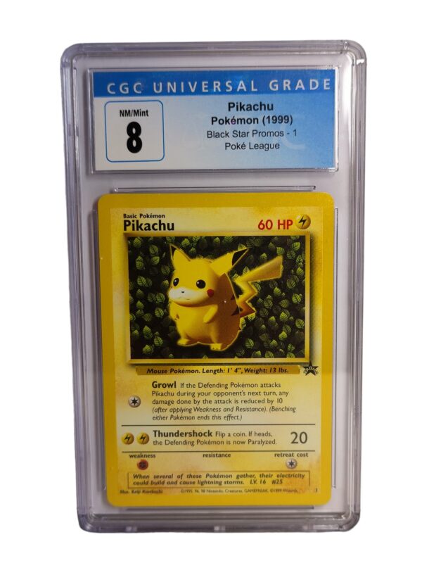 Pokemon: Pikachu - Black Star Promo, 1999 (Graded CGC 8)