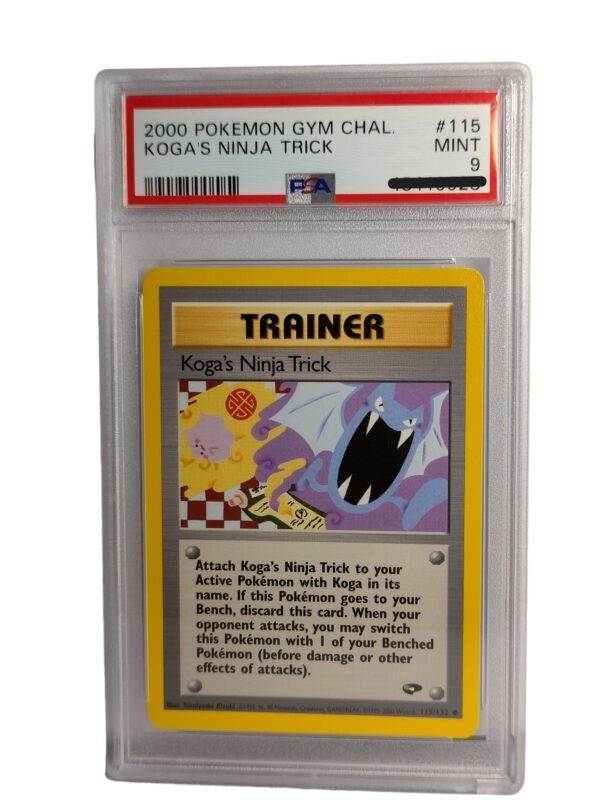 Pokemon: Koga's Ninja Trick - Gym Challenge, 2000 (Graded PSA 9)