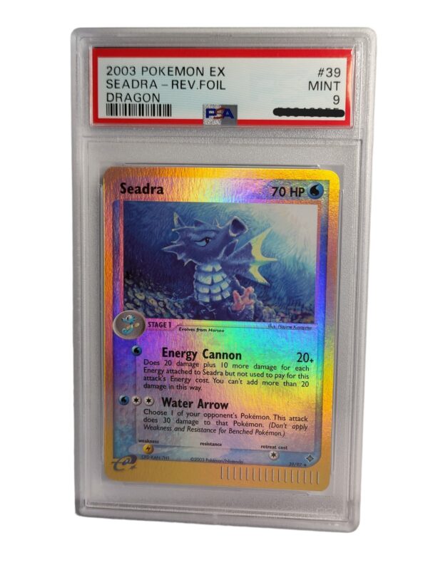 Pokemon: Seadra - EX Dragon Reverse Foil, 2003 (Graded PSA 9)