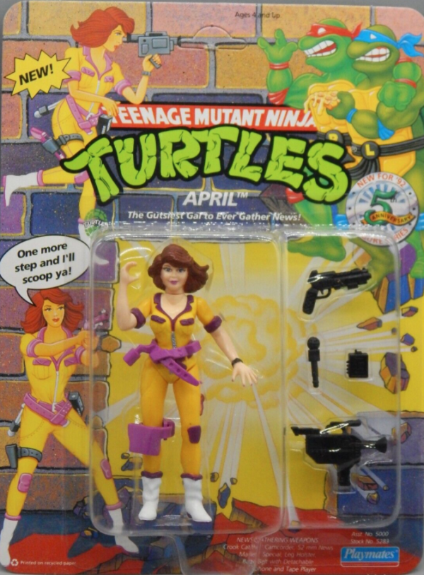 1992 TMNT April Action Figure