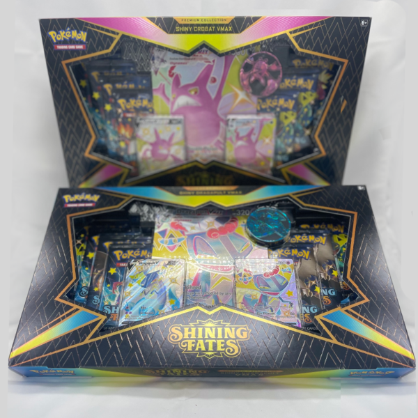 Shining Fates Premium Collection - Shiny Crobat VMAX & Shiny Dragapult VMAX